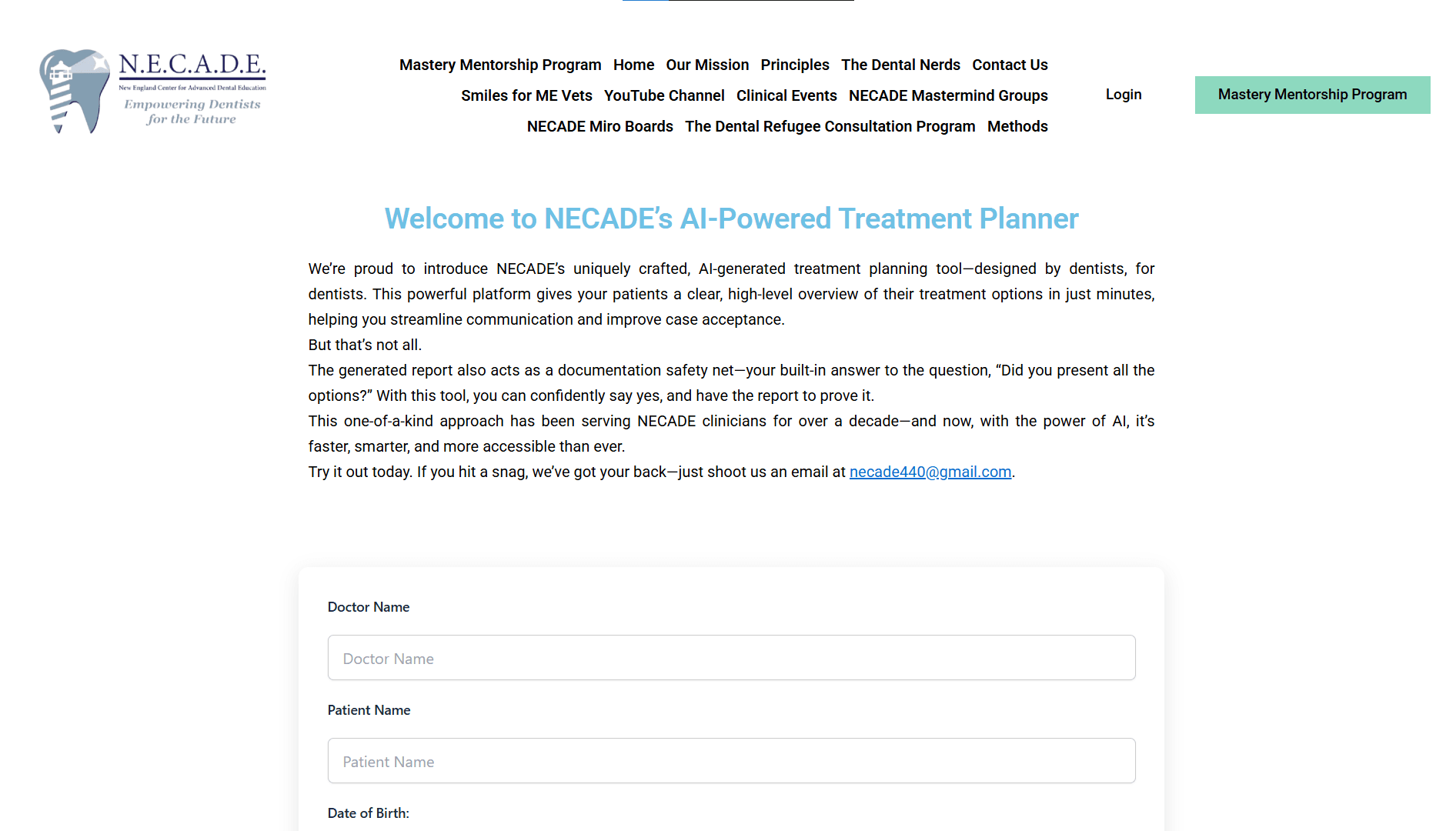 AI Dental Treatment Planner | GPT-4 Powered Clinical Assistant