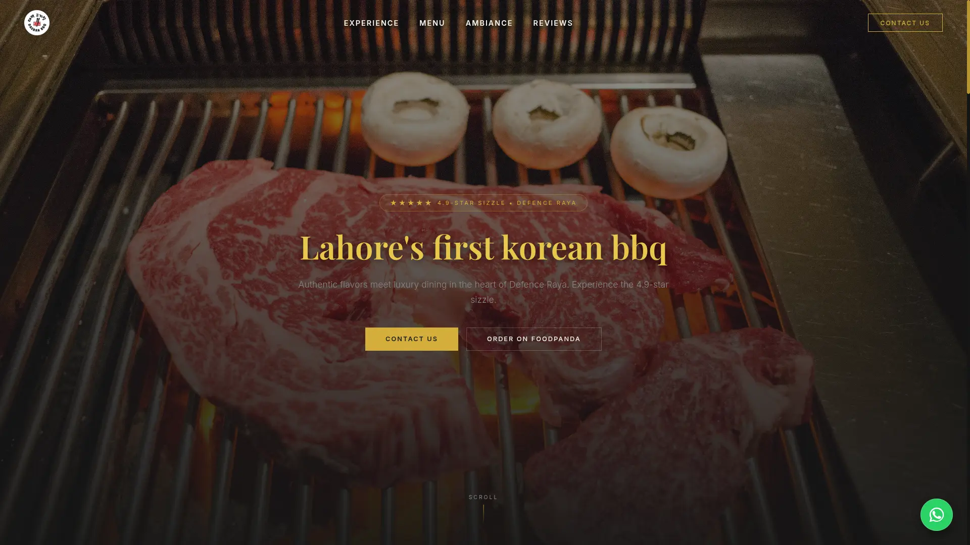 Daebak Korean BBQ — Modern Dining & Digital Brand Experience
