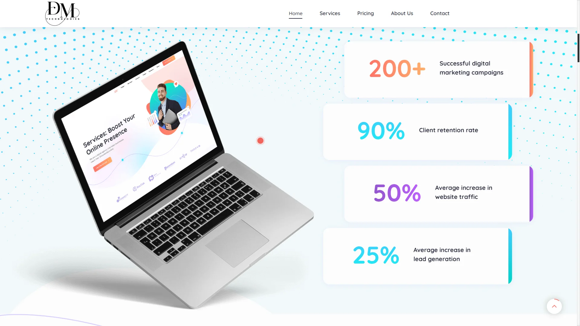 DMT Digital Agency Hub | Multi-Service Marketing Platform — screenshot 2