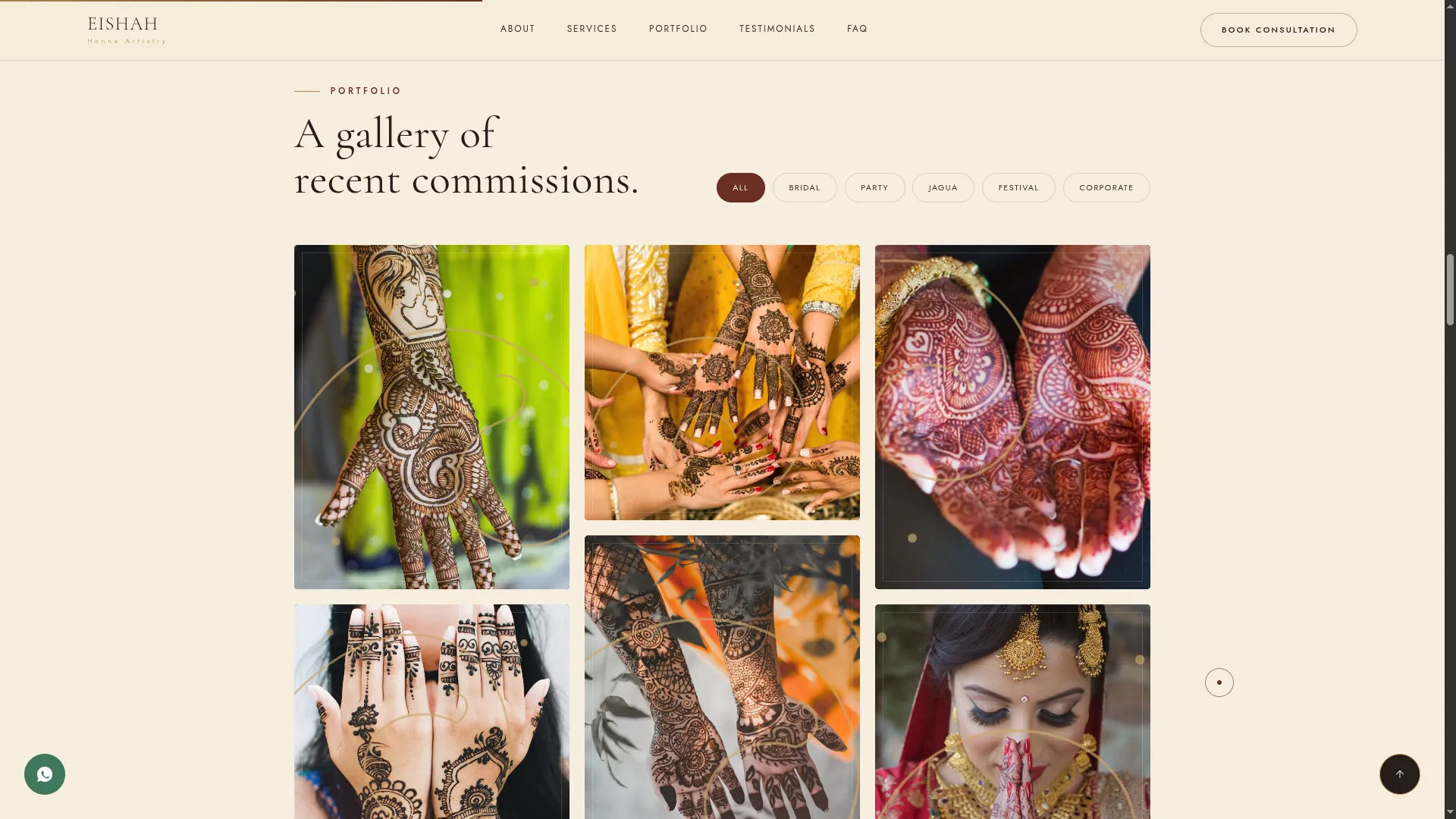 Henna by Eishah — Luxury Bridal & Occasion Henna Artistry — screenshot 5