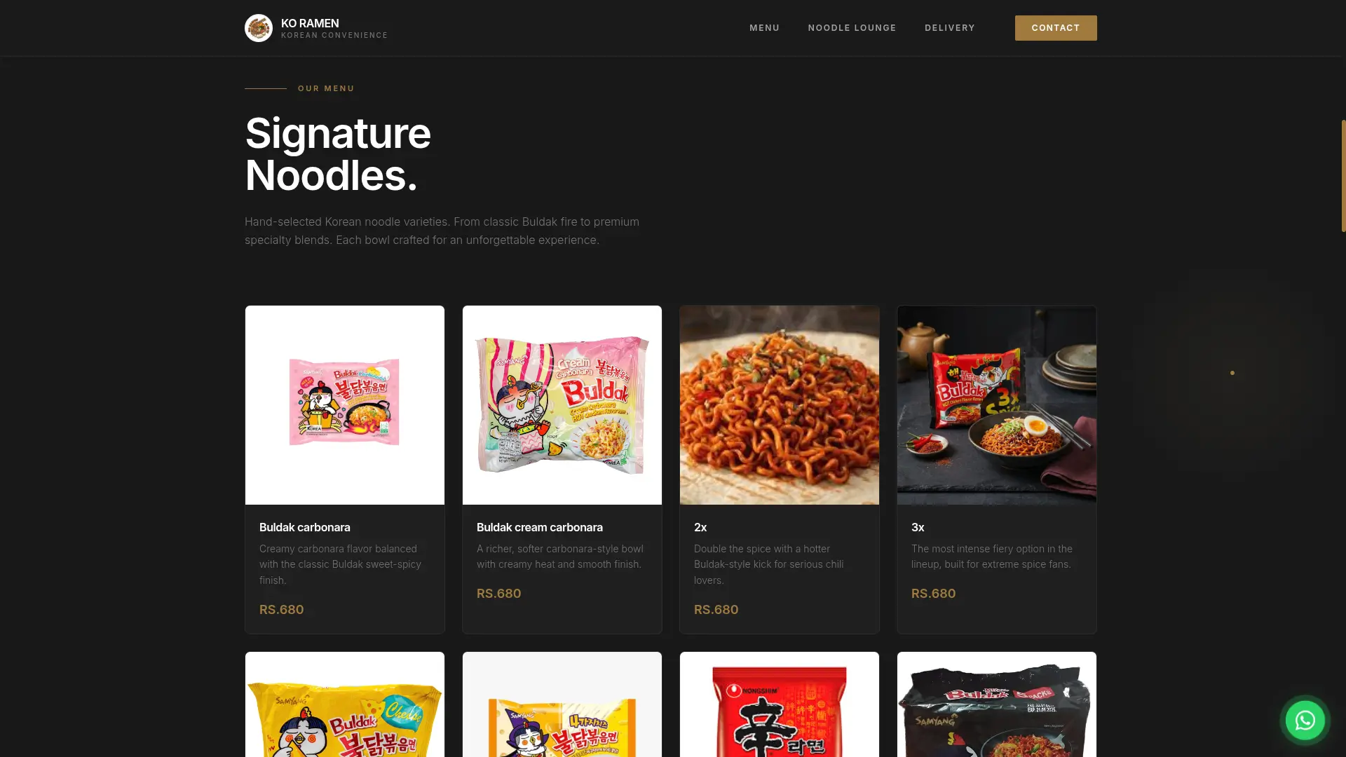 Ko Ramen — Pakistan's First Korean Convenience Store & Noodle Lounge — screenshot 2
