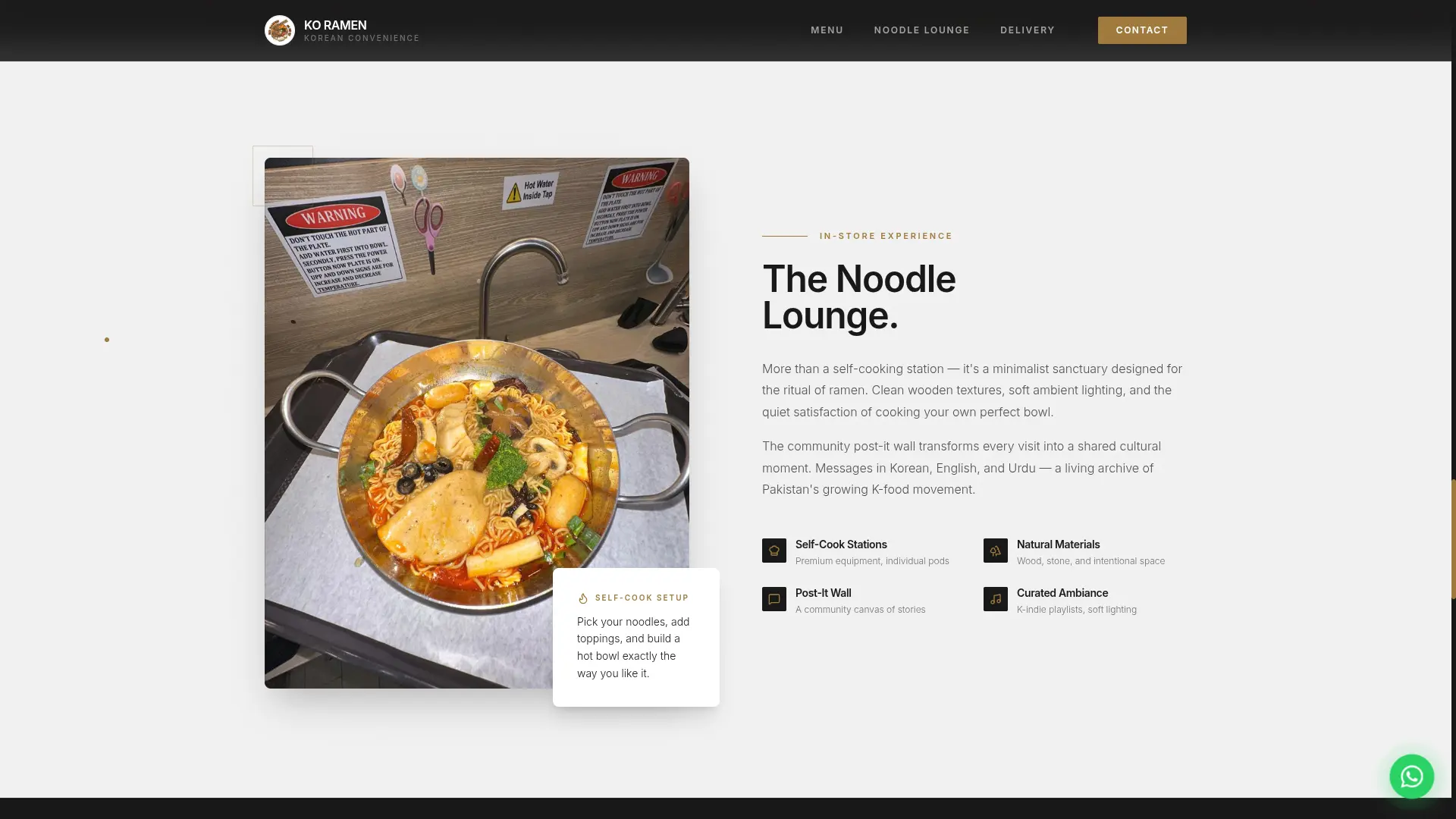 Ko Ramen — Pakistan's First Korean Convenience Store & Noodle Lounge — screenshot 3