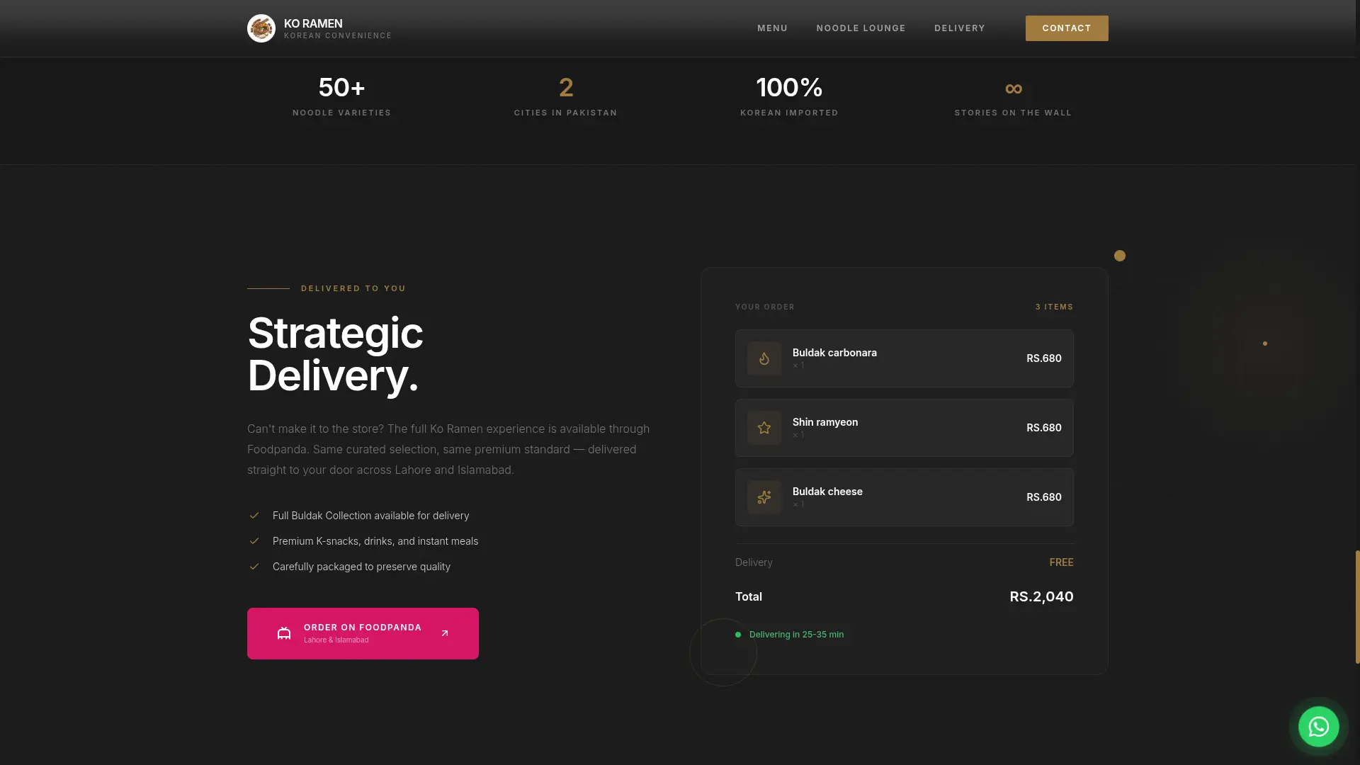 Ko Ramen — Pakistan's First Korean Convenience Store & Noodle Lounge — screenshot 4