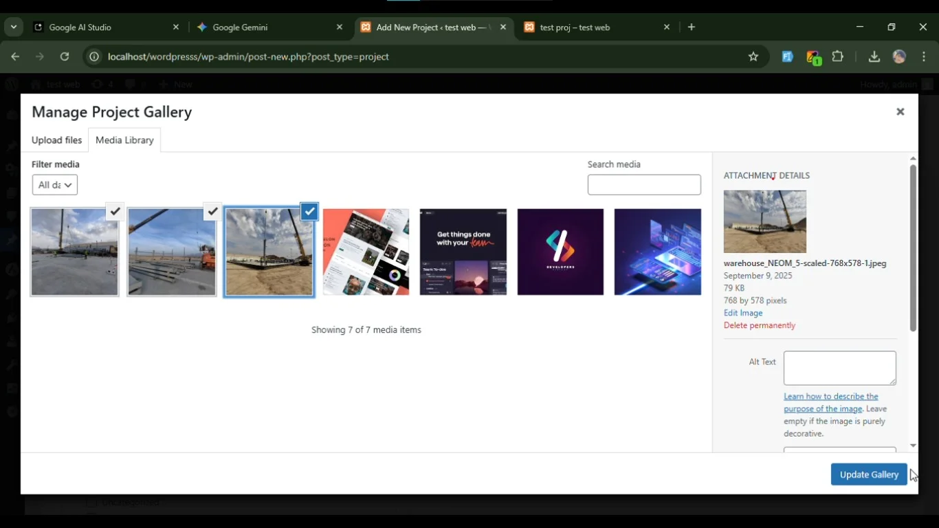 Project Manager Pro | Enterprise Portfolio & Gallery Agent — screenshot 2