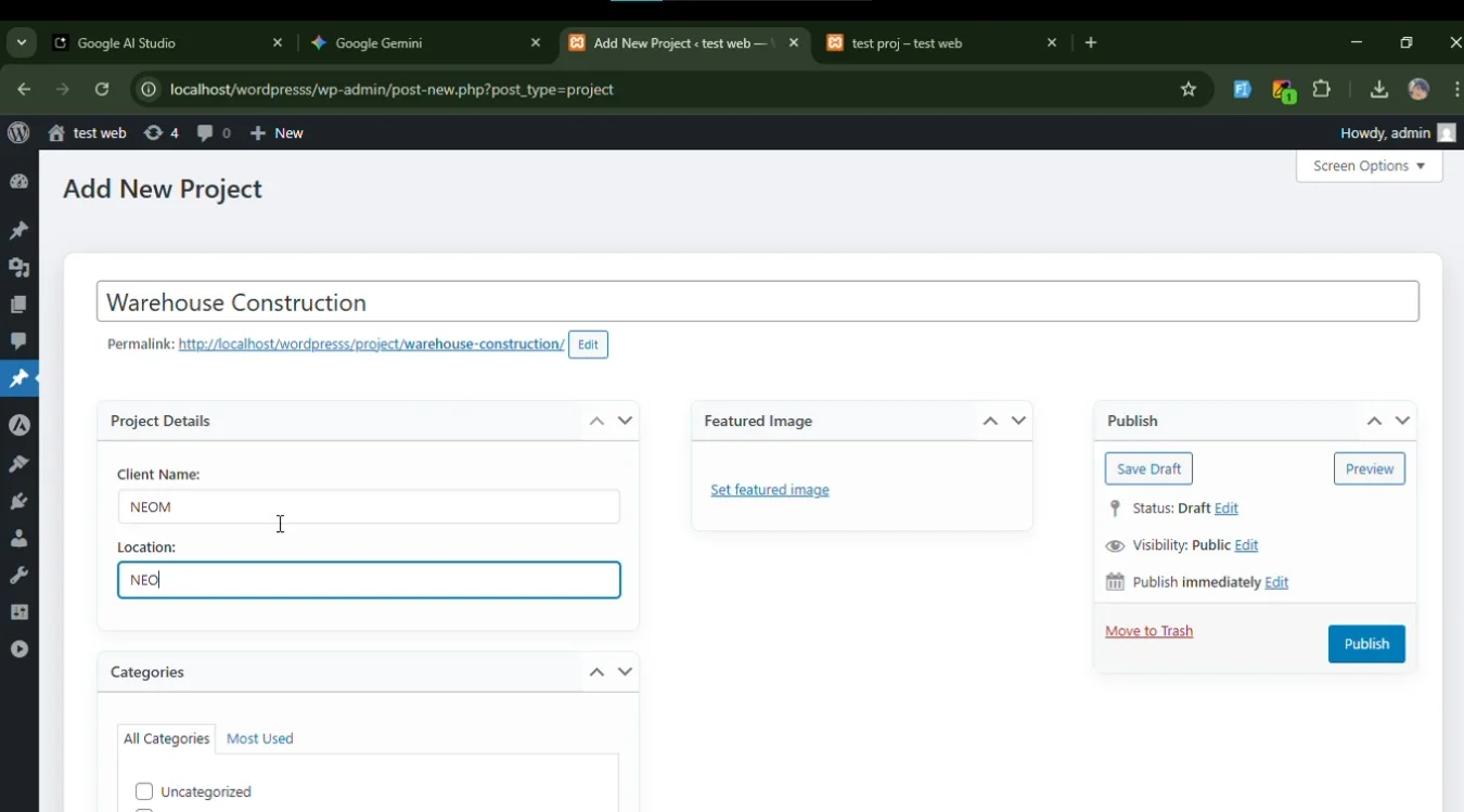 Project Manager Pro | Enterprise Portfolio & Gallery Agent — screenshot 5