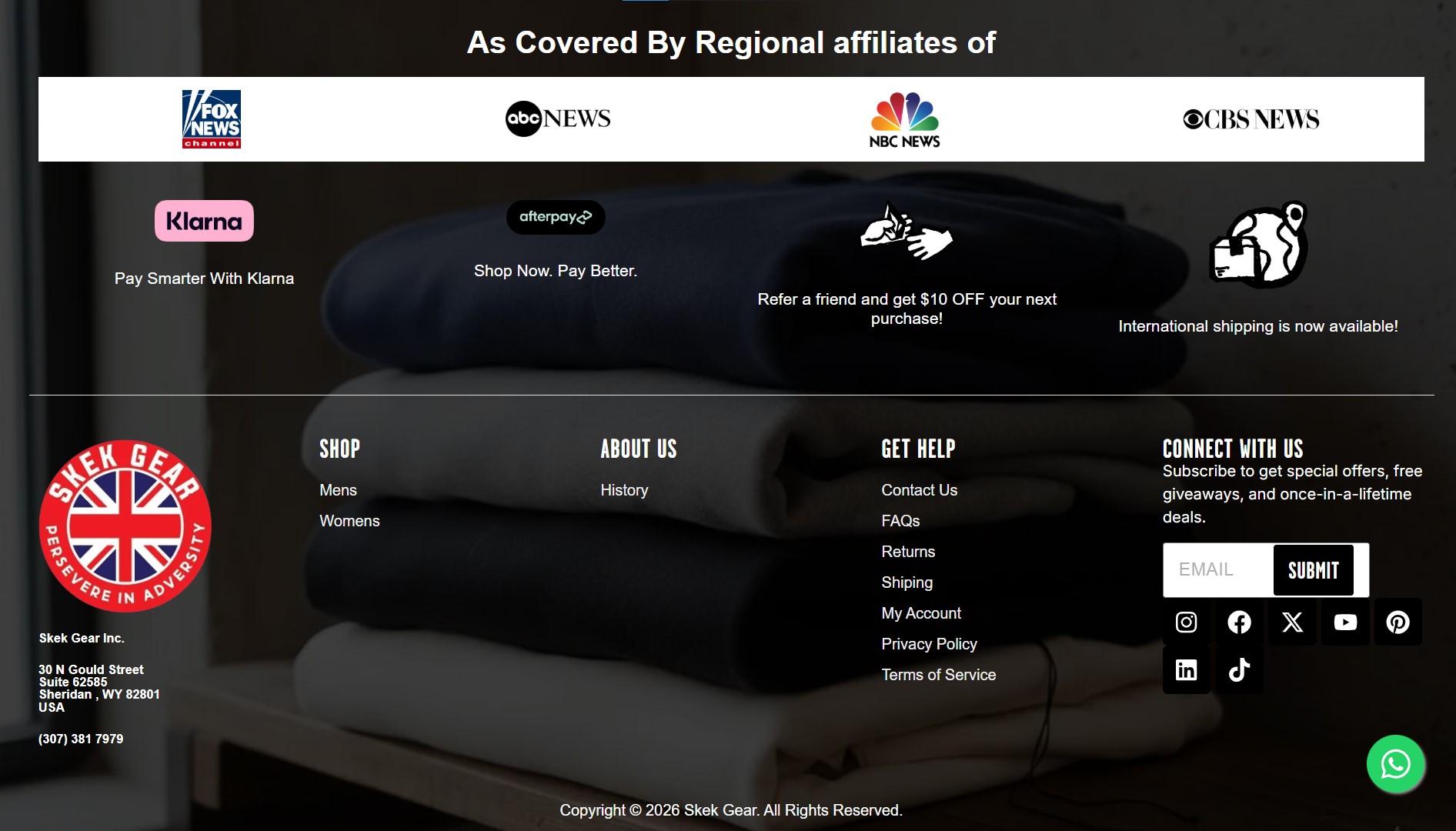 SKEK GEAR | US City-Targeted WooCommerce Store with Local SEO Architecture — screenshot 4