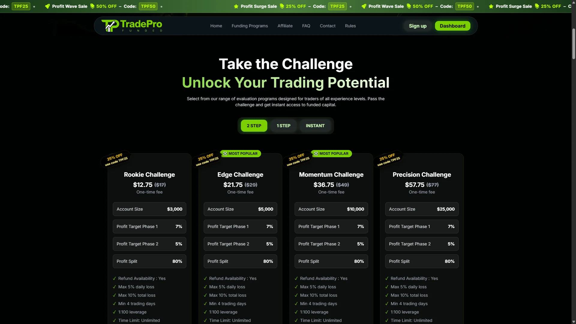 TradePro | High-Performance Proprietary Trading Platform — screenshot 2