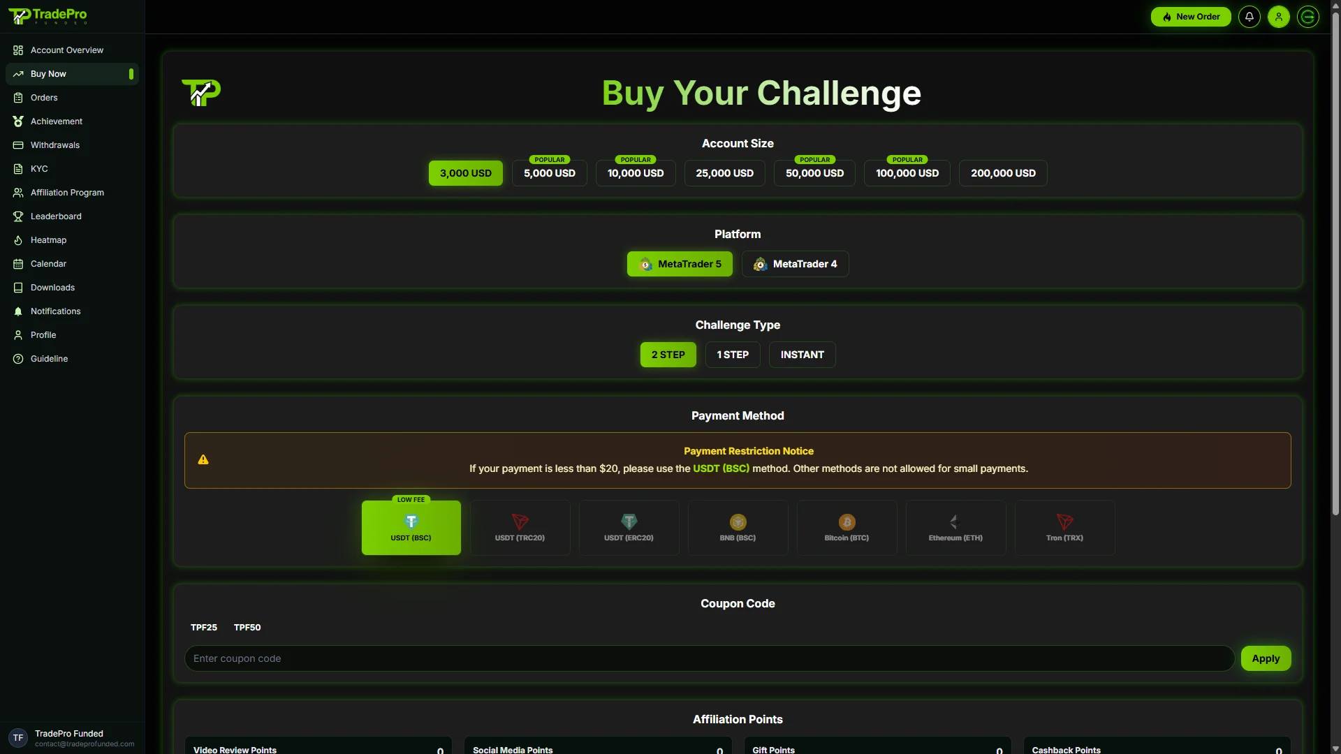 TradePro | High-Performance Proprietary Trading Platform — screenshot 5